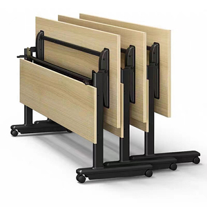 Chất Lượng Cao Đào Tạo Bảng Bằng Gỗ Có Thể Gập Lại Nghiên Cứu Bảng Cuộc Họp Sử Dụng Có Thể Gập Lại Bàn Bàn - Product Image 6