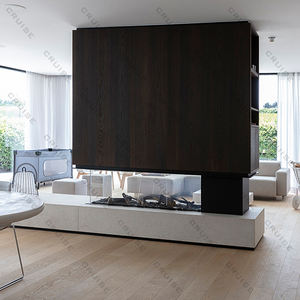 CRUISE Custom Multi-view vedere attraverso il vetro decorativo interno galleggiante TV riscaldata da parete uso domestico caminetti <span class=keywords><strong>a</strong></span> <span class=keywords><strong>Gas</strong></span> naturale - Product Image 4