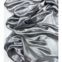 Vente en gros sur mesure Tissu de satin liquide soyeux et brillant double face extensible en polyester de luxe de haute qualité pour vêtements