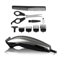 Aparador de cabelos e de barba, barbeiro portátil, máquina de cortar cabelo, barba, profissional, elétrico, para homens
