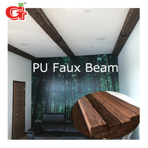Poutres en Faux Bois PU Haute Densité Direct Usine - Taille et Couleur Personnalisables pour Plafonds <span class=keywords><strong>de</strong></span> Salon Décoration Rustique - Product Image 2