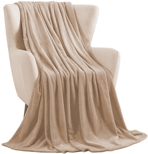 Couverture en flanelle 100% polyester de couleur unie bon marché en gros - Product Image 2