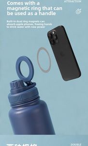 Nuevo Soporte Magnético Moderno para Teléfono y Botella de Agua 2025, Acero Inoxidable 304, 360° °   Aspiradoras Clásicas Rotatorias para Camping - Product Image 3
