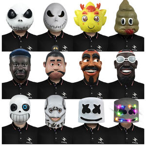 Série 2 de coiffes sur mesure pour <span class=keywords><strong>le</strong></span> cinéma et la télévision, masque de bal masqué pour diffusion en direct transfrontalière, accessoires de farce pour fête d'Halloween - Product Image 5