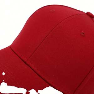 Gorra Deportiva con Corona Estructurada y Forro, Color Liso, Nueva Colección 2024, Logotipo Personalizable, Gorra de Béisbol de Algodón para Hombre y Mujer - Product Image 6