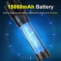 Lanterne portable super lumineuse, lampe torche tactique étanche pour le camping en plein air, puissante lampe torche LED
