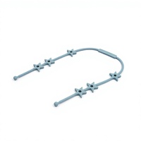 Sangles de fixation pour jouets de dentition pour bébé, sangles de poussette en silicone, accessoires pour biberons de tout-petits, essentiels de voyage pour bébé avec attaches pour sucettes