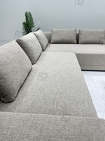 Sigma Modern Fashion Luxus Komfortable U-Form Interieur Wohnzimmer Couch Schnitts ofa Innen möbel Modulares Stoffs ofa