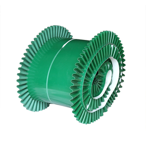 Pvc Rok Zijwand Transportband Voor Steile Helling Materiaal Behandeling Hellende Groene Pvc Gegolfde Zijwand Transportband - Product Image 2