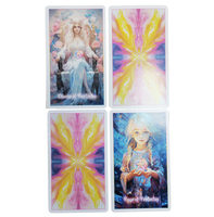Impression sur mesure de cartes Oracle en feuille d'or, jeu de cartes de tarot en papier doré, 78 cartes Oracle, impression de cartes de tarot avec boîte magnétique