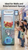 Capsule Vending Machine Coin Operated Candy Dispenser Capsule Toy Vending Machine Gumball Bouncy Ball Vending Machine
