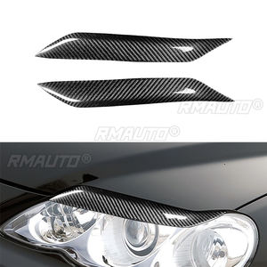 1 par de cubiertas decorativas para faros delanteros de coche, de fibra de carbono real, para Toyota Reiz 2004 2005 2006 2007 2008 2009 - Product Image 1