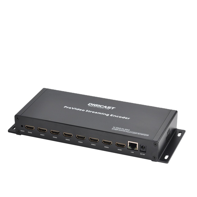 4/8 Channel Full HD 1080P Video IPTV Encoder HLS UDP TV H.264 IPTV Streaming Video Encoder
