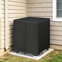 Housse de protection imperméable K-Shield pour IBC 1000L (275 Gallons) avec protection UV, pour extérieur, écologique, avec poteau en acier inoxydable, anti-poussière et isolée