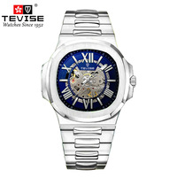 Montre mécanique automatique pour homme TEVISE T01, bracelet en acier de luxe, étanche, lumineuse, montre-bracelet de style classique pour les affaires, montre élégante
