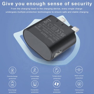 Ukca CE giấy chứng nhận 5V 2A duy nhất <span class=keywords><strong>USB</strong></span> Sạc Anh Gấp Cắm 10W tường sạc <span class=keywords><strong>3</strong></span> <span class=keywords><strong>pin</strong></span> điện du lịch Bộ chuyển đổi - Product Image 3