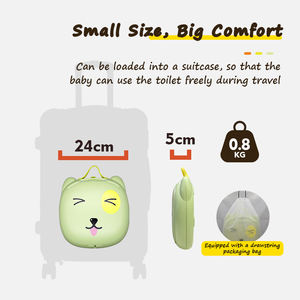 Probebi BC008, orinal de plástico apto <span class=keywords><strong>para</strong></span> viajes, asiento de entrenamiento <span class=keywords><strong>para</strong></span> inodoro <span class=keywords><strong>para</strong></span> niños <span class=keywords><strong>para</strong></span> baño y uso al aire libre - Product Image 4