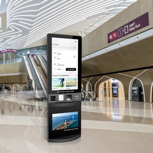 Thanh toán hệ thống thanh toán máy với máy in mã vạch tự thanh toán tiền mặt kiosk 47-inch màn hình cảm ứng thiết bị đầu cuối tự động - Product Image 6