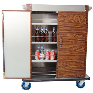 Carrello Portabevande 1260 in Acciaio Inossidabile con Ruote per Conservazione Bevande - Product Image 2