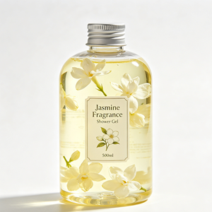 Gel de Ducha Natural con Aroma <span class=keywords><strong>a</strong></span> Jazmín, Fragancia Duradera, Jabón Corporal Hidratante, Venta al Por Mayor OEM - Product Image 5