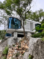 Capsule de maison préfabriquée modulaire de luxe confortable sur mesure, 30 m², cabine préfabriquée, maisons mobiles avec un design compact haut de gamme