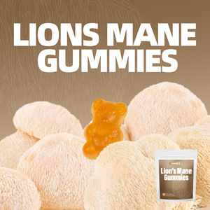 Gummies personnalisées Crinière de lion, Ingrédients naturels transfrontaliers, Amélioration de la densité osseuse, Fudge aux fruits, 3g*60, Commerce extérieur - Product Image 2