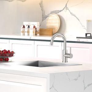 Factory Price <b>Deck</b> Mounted <b>Brushed</b> Nickel 304 Ss Stainless Steel Kitchen Faucet Sink Mixer - Product Image 6