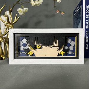 Lámpara de Noche LED con Luz de Anime <span class=keywords><strong>Blue</strong></span> <span class=keywords><strong>Lock</strong></span> Meguru Bachira para Decoración de Habitación Infantil, Lámpara de Mesa 3D con Recorte de Papel de <span class=keywords><strong>Manga</strong></span> - Product Image 2