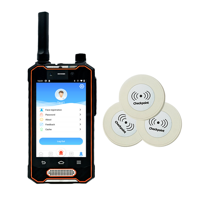 4G Android Security Equipments Face Recognition Guard Patrol Nfc Guard Patrol System