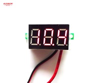 Minúsculo V32D DC voltímetro digital pantalla/luz 5V/12V/24V Panel Digital medidor de voltaje Placa de módulo LED rojo