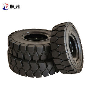 חלקי חילוף המלגזה צמיגי גומי חדש 400-8 650-10 700-9 700-12 28x9-15 - Product Image 2