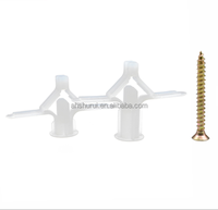Cheville murale universelle 10*30mm en plastique aéronautique avec vis