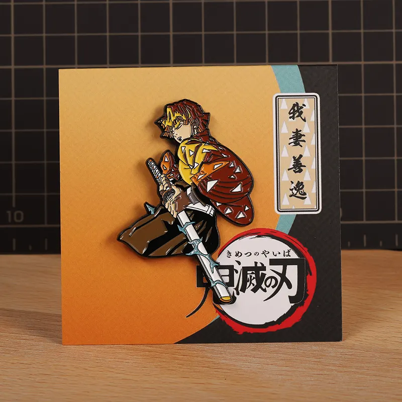 Manufacturer Custom Metal Soft Enamel Lapel Pin Anime Design Glitter Pin Anime Custom Pin Hard Enamel with Backing Card