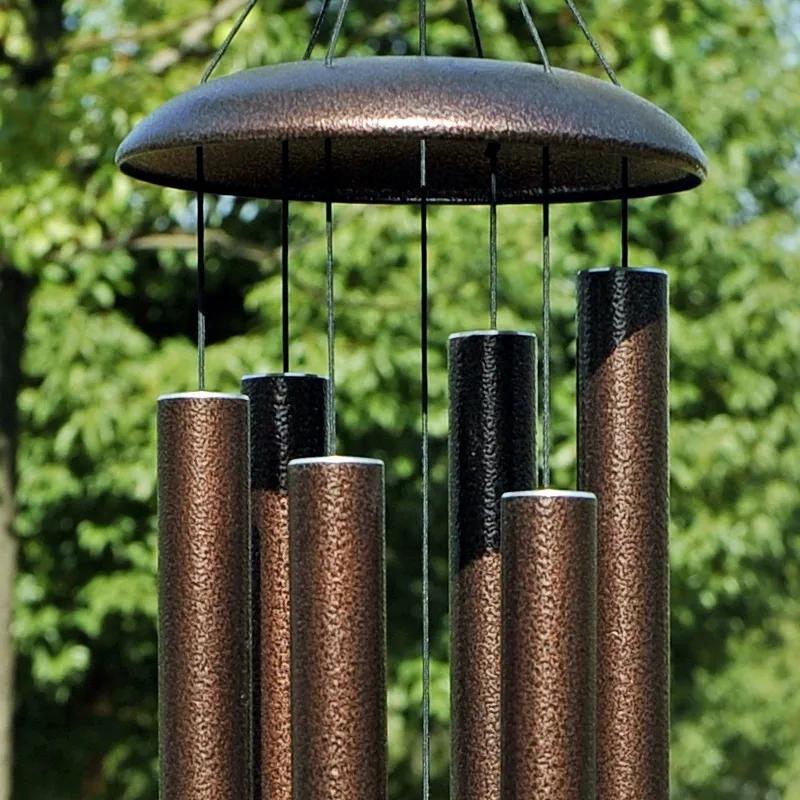 outdoor Garden decorative large deep tone tuned corinthian bells Wind Chime Tuner Sets 36 inch home decors