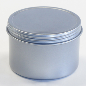 HUAMEI 2026 Scatola di <span class=keywords><strong>Latta</strong></span> Rotonda Profonda con Coperchio a Vite, Contenitore Argento-Grigio per Caramelle, Confezione Regalo <span class=keywords><strong>in</strong></span> Due Pezzi - Product Image 2