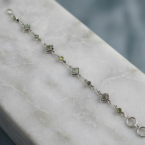 Pulseras de Moda para Mujer Art Palace, Diseño Simple y Elegante, Bañadas en Plata con Cristales y Diamantes de Imitación, Regalo - Product Image 1