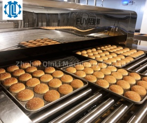 Machine à pain électrique <span class=keywords><strong>Burger</strong></span> Buns Toaster Machine/KFC Hamburger Bun Ligne de production - Product Image 3