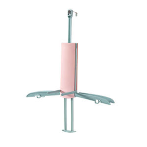 Porte-vêtements pliant, support de climatiseur, organisateur de vêtements d'intérieur portable télescopique multifonctionnel de type crochet - Product Image 3