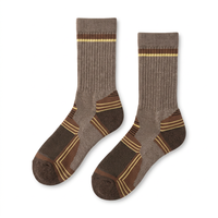 Chaussettes de randonnée en laine mérinos, épaisses et rembourrées, chaudes pour l'hiver, pour la randonnée en plein air, la chasse, avec embout renforcé pour les bottes