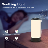Lampe de table LED tactile RGB pour l'ambiance intérieure, décoration de chambre à coucher, prix abordable, veilleuse d'ambiance pour la maison