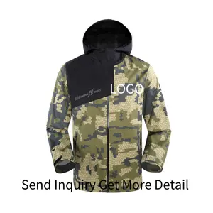 LULUSEN Authenticated Factory Hunting Jacket Camouflage Clothing Breathable Hooded Windproof Jacket for Men