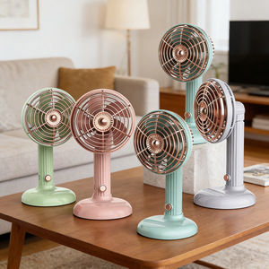 Cute Mini Portable Handheld Fan With Star Top USB Rechargeable For Students And Children - Product Image 2