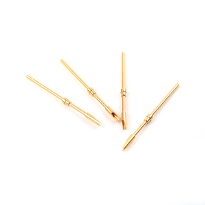 Connettori di personalizzazione a contatto di alta precisione tuber placcato in <span class=keywords><strong>oro</strong></span> Pin crimpatura terminale cooper perni elettronici - Product Image 4