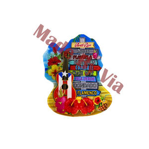 Souvenirs touristiques en bois MDF aimantés pour réfrigérateur en gros de Chine, souvenirs de sites emblématiques en gros, usine de Porto <span class=keywords><strong>Rico</strong></span> - Product Image 6