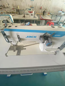 Nouvelle machine à coudre industrielle à point de chaînette simple et double aiguille Jack JK-8558G, idéale pour la couture de jeans et d'ombrelles - Product Image 6