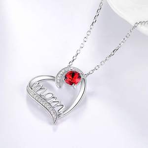 CLTF maman je t'aime <span class=keywords><strong>collier</strong></span> de boucles d'oreilles en forme de coeur <span class=keywords><strong>avec</strong></span> boîte à bijoux de fleur de savon noir à double porte cadeaux de fête des mères de mode - Product Image 3