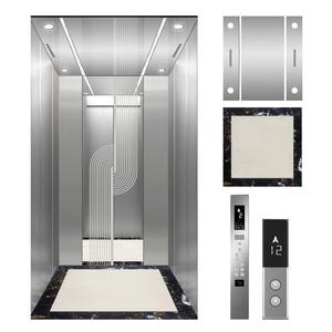 Ascensor Moderno para Viviendas <span class=keywords><strong>de</strong></span> 4 Pisos con Motor <span class=keywords><strong>de</strong></span> Tracción sin Engranajes VVVF, Capacidad <span class=keywords><strong>de</strong></span> 400 kg, Acero Inoxidable, para 4-13 Personas - Product Image 5