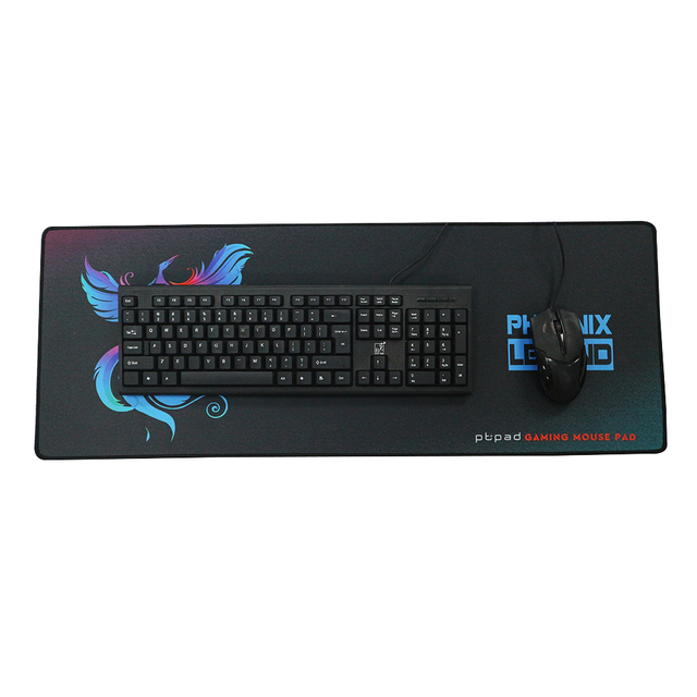 Fuding Custom Heated Gaming Mouse Pad Printed Large XXL Size Natural Rubber Desk Mat for Gamers