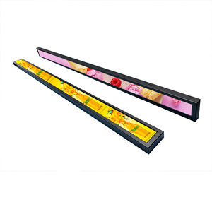 Hypermarché Smart Shelf Pricing Label LCD Strip Display avec des visuels clairs Longue durée de vie Étagère étirée Bar Display - Product Image 5