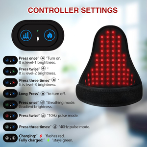 Produk tren multi-bagian terapi lampu merah, isi ulang USB, 660nm 850nm Pria & Wanita pereda nyeri tubuh - Product Image 1